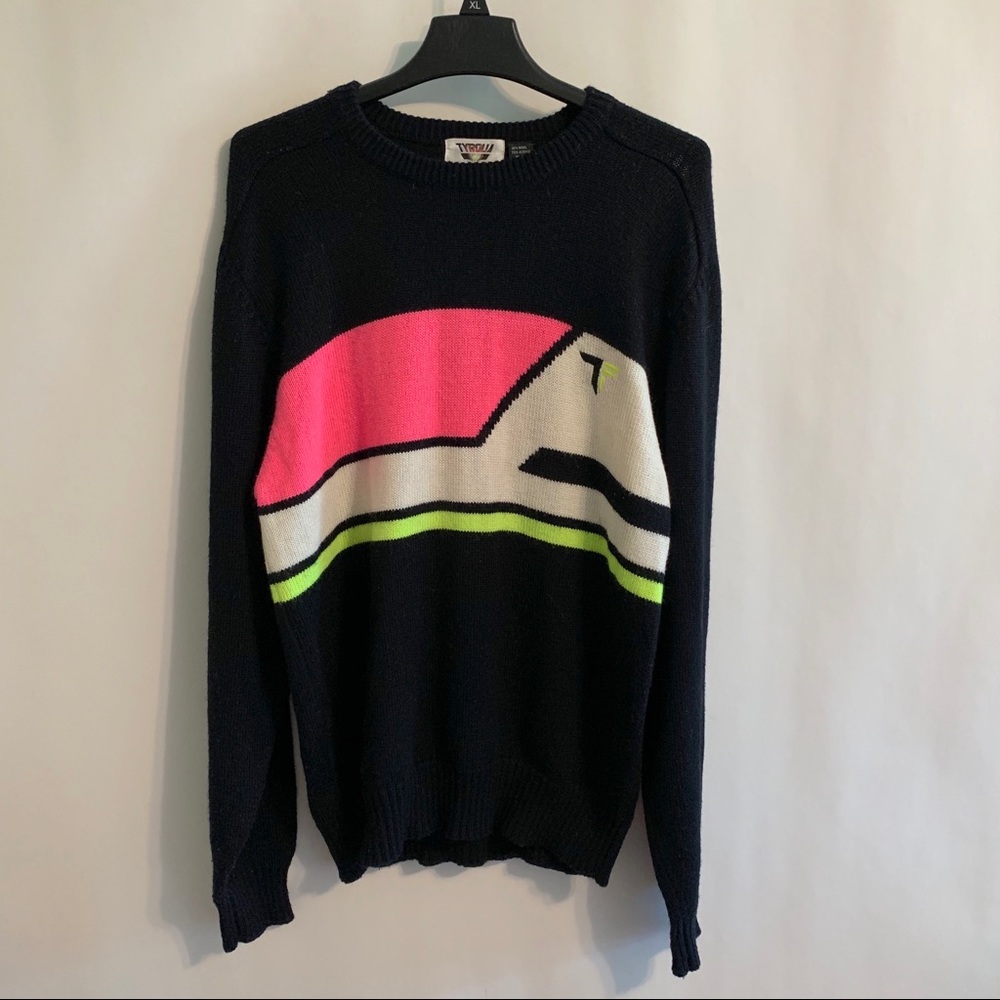 Vintage 90s Tyrolia By Head Ski Wool Sweater Sz L